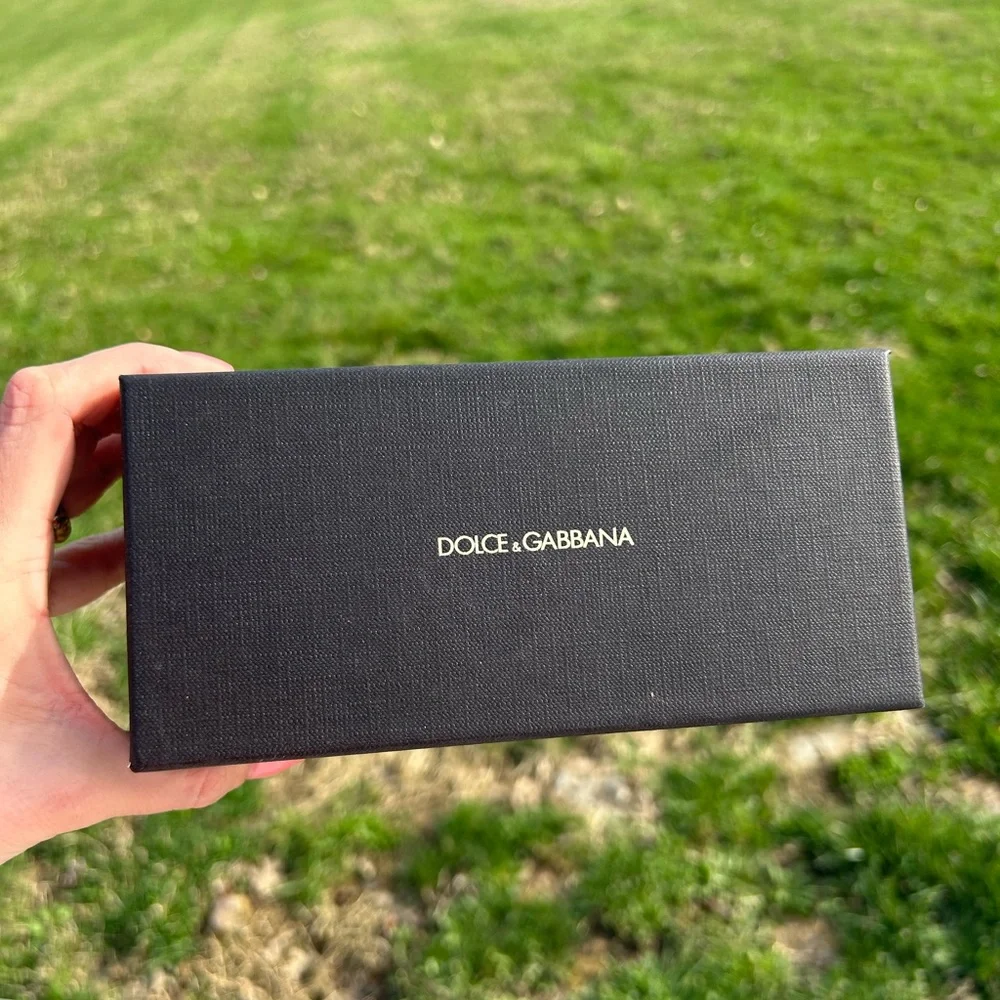 DOLCE GABBANA  Empty Sun Glasses‎ Gift Box Black  box 2.75